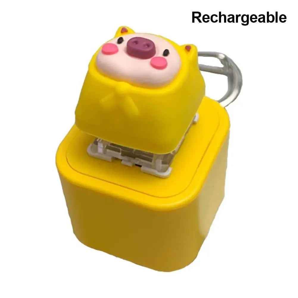 Keyboard Fidget Toys LED Crystal Keycap Keychain Stress Relief Fingertip Gadget Decompression Toys Clicker Fidget Toy