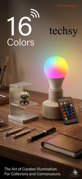 16 Colors RGB Bulb LED Multicolor Bulb E27 220V Household Lighting Dimmable 24 Key Remote Control Smart Lamp Atmosphere Light